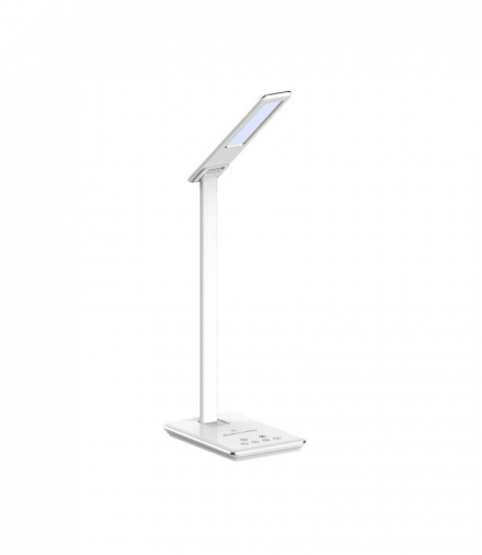 Lampka biurkowa LED 4W z ładowarką indukcyjną, Barwa: 3w1, Biała V-TAC 218601