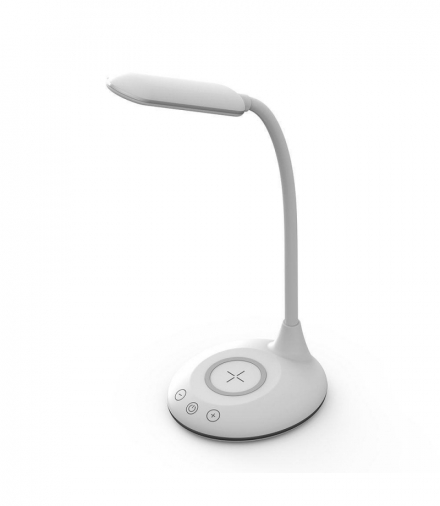 Lampka biurkowa LED 5W z ładowarką indukcyjną, Barwa: 3w1, Biała V-TAC 218605