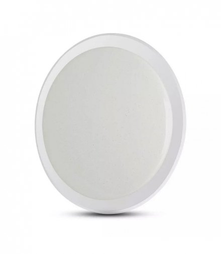 Dekoracyjny plafon LED 30W/60W/30W, Barwa: 3w1, Ściemniany, Klosz z efektem gwiazdki V-TAC 2114551