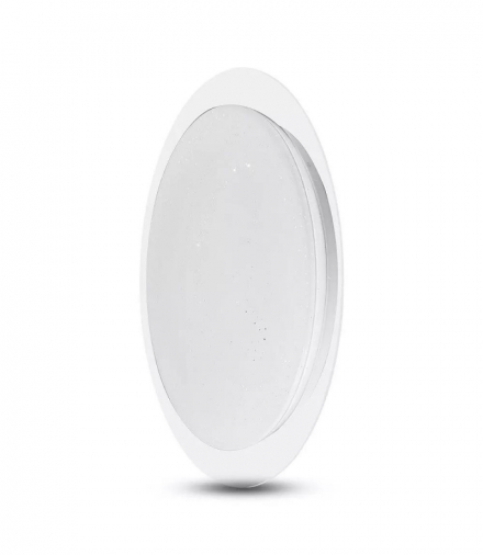 Dekoracyjny plafon LED 20W/40W/20W, Barwa: 3w1, Ściemniany, Klosz z efektem gwiazdki V-TAC 2114741