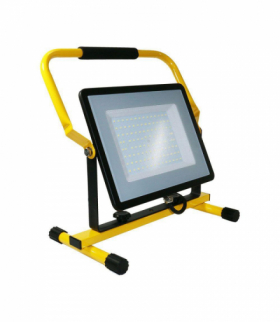 Naświetlacz LED 100W na statywie H, Chip SAMSUNG, Zimna, Barwa:6500K, Wtyczka: EU, Przewód: 3mb V-TAC 2120125