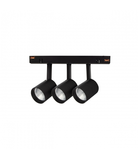 Oprawa oświetleniowa na szynoprzewód SYSTEM SHIFT - SPOT X3 barwa ciepła 10W czarna WLD+40032