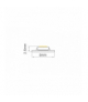 Taśma Pasek 600 SMD2216 12V 4000K 9,6W 5mm WPCB LEDline 249167