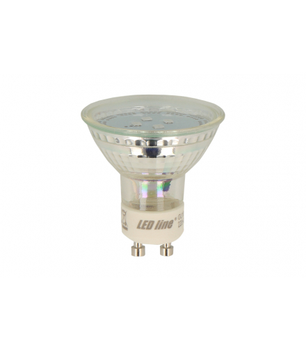 Żarówka LED GU10 1W 6500K 80lm 220-260V LEDline 242267