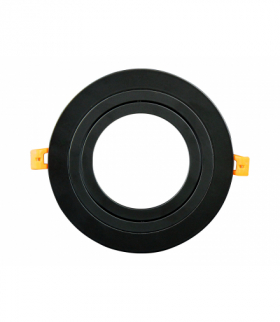 Oprawa sufitowa AR111 okrągła ruchoma czarna LEDline 248368