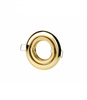 Oprawa sufitowa okrągła ruchoma złota LEDline 242755