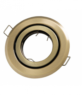 Oprawa sufitowa okrągła ruchoma patyna LEDline 242779