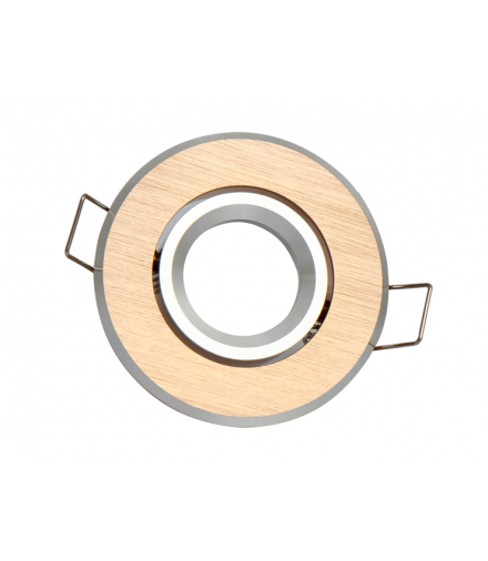 Oprawa sufitowa MR11 okrągła ruchoma złota szcz LEDline 244865