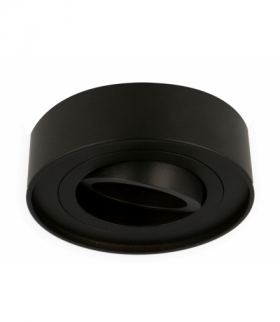 Oprawa wpuszczana okrągła ruchoma czarna ROLLO MIDI LEDline 242656