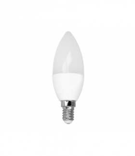 Żarówka LED E14 6W 3000K 522lm 220-240V C37 Ledom 247354