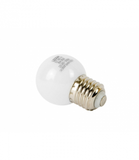 Żarówka LED E27 1W 3000K 80lm 230V G45 Ledom 470317