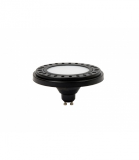 Żarówka LED ES111 AR111 9W 4000K 850lm 175-265V czarna Ledom 249600