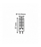 Żarówka LED G4 3W 3000K 240lm CCD 12V AC/DC 24 SMD3014SL Ledom 244520