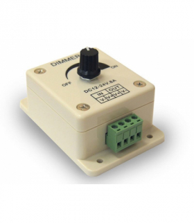 Ściemniacz LED manualny 1 kanał 12V/24V 8A LEDline 241260