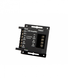 Wzmacniacz sygnału LED RGB 12V 24A LEDline 247705