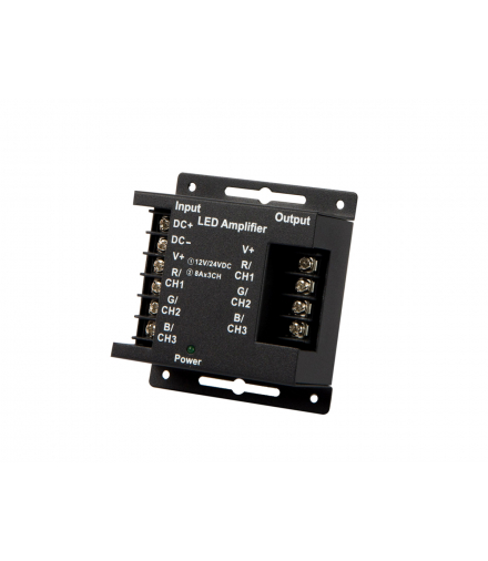 Wzmacniacz sygnału LED RGB 12V 24A LEDline 247705