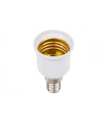 Adapter Przejściówka żarówki E14 na E27 LEDline 242052