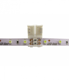 Złączka do taśm LED CLICK CONNECTOR podwójna 8 mm 2 PIN LEDline 243486