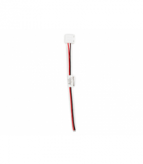 Złączka do taśm LED wodoodpornych CLICK CONNECTOR pojedyncza 8 mm 2 PIN z przewodem LEDline 243509