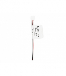 Złączka do taśm LED CLICK CONNECTOR pojedyncza 10 mm 2 PIN z przewodem LEDline 243554
