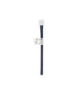 Złączka do taśm LED CLICK CONNECTOR pojedyncze 10 mm 4 PIN z przewodem LEDline 243615