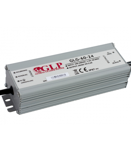 Zasilacz 24W 60W 2,5A IP67 GLP GLG-60-24