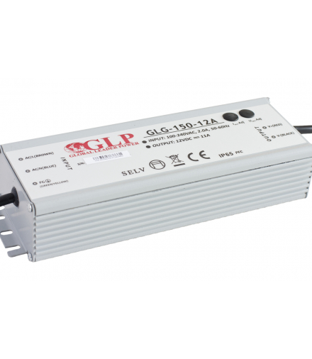 Zasilacz 12V 150W 12,5A IP65 GLP GLG-150-12