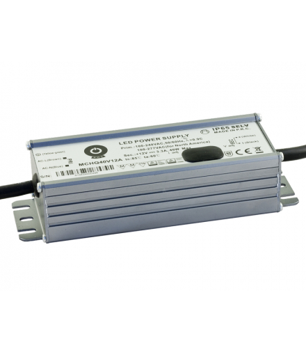 Zasilacz 3,3A 40W 12V IP65 POS MCHQ40V12A