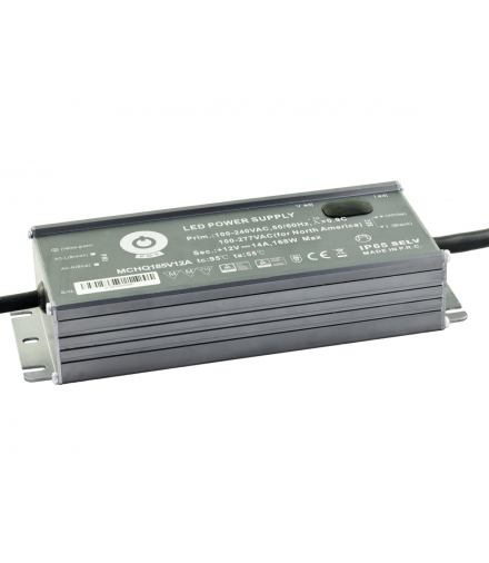 Zasilacz 14A 168W 12V IP65 POS MCHQ185V12A