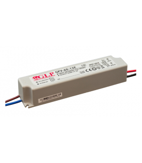 Zasilacz 12V 60W 5A IP67 GLP GPV-60-12E