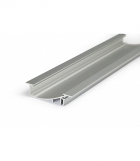 Profil FLAT8 H/UX 2000 anod. LEDline 23050020