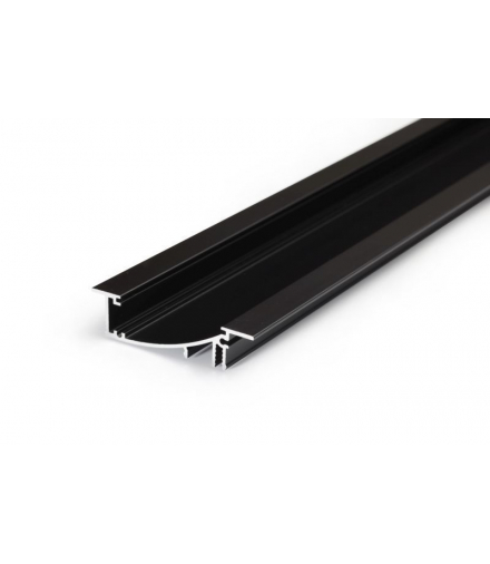 Profil FLAT8 H/UX 2000 czarny LEDline 23050021