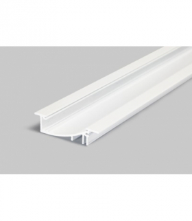Profil FLAT8 H/UX 1000 biały LEDline 23040001