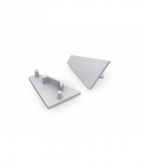 Zaślepka CORNER14 gen2 srebro LEDline A4980040