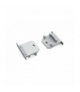 Zaślepka DEEP10 gen2 SQ z otworem srebro LEDline 96990040