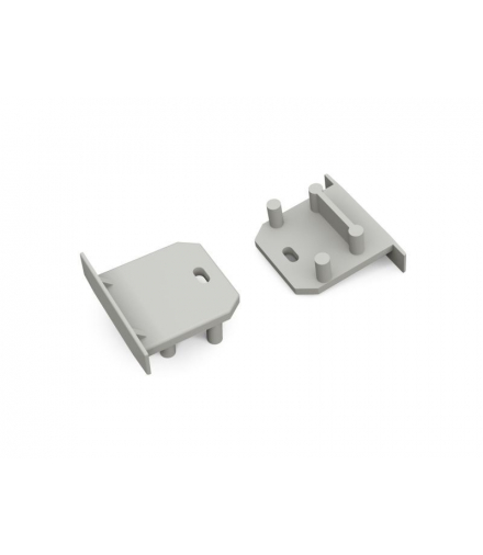 Zaślepka DEEP10 gen2 SQ z otworem szary LEDline 96990022