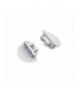 Zaślepka GROOVE10 gen2 z otworem srebro LEDline 76980040