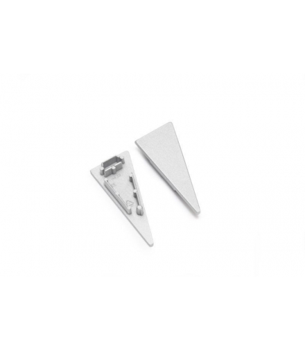 Zaślepka WALLE12 srebro LEDline B8900040