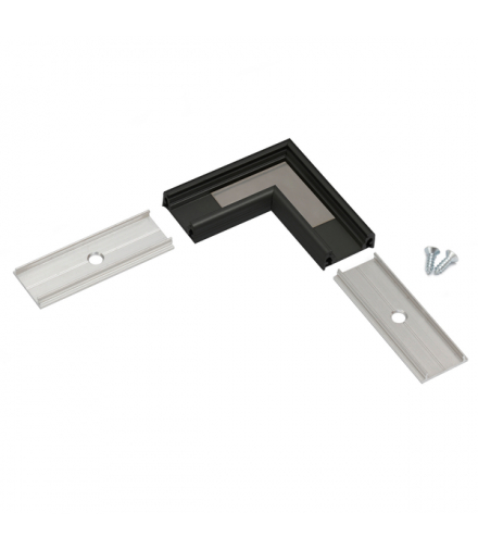 Łącznik SURFACE10 90st. czarny /op LEDline 77410021