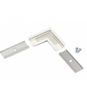 Łącznik L GROOVE10 biały /op LEDline 76530001