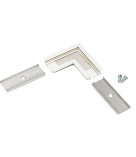 Łącznik L GROOVE10 biały /op LEDline 76530001