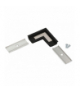 Łącznik L GROOVE10 czarny /op LEDline 76530021