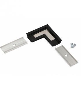 Łącznik GROOVE14 90st. czarny /op LEDline A3990021