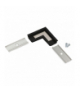 Łącznik GROOVE14 90st. czarny /op LEDline A3990021