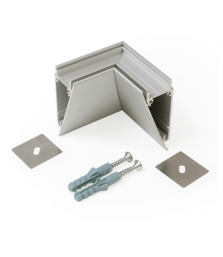 Łącznik WALLE12 90st. anod. /op LEDline B8910020