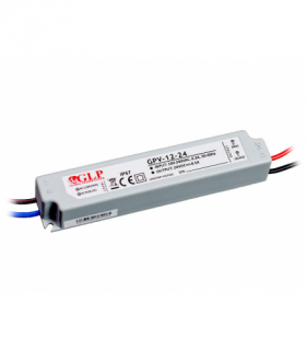 Zasilacz 12V 12W 0,5A IP67 GLP GPV-12-24