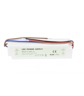 Zasilacz 12V 60W 5A IP67 LEDline F-S60-12