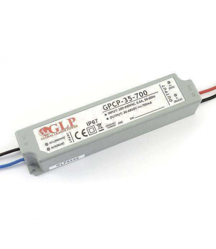 Zasilacz 24V-48V 33,6W 700mA IP67 GLP GPCP-35-700