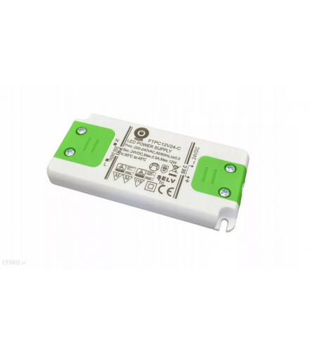 Zasilacz 0,5A 12W 24V POS FTPC12V24-C