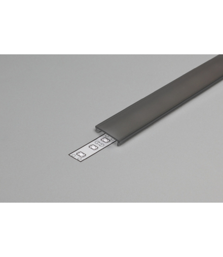 Klosz F klik 2000 czarny LEDline A2060041
